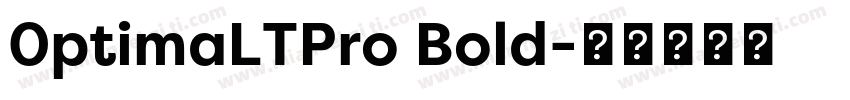 0ptimaLTPro Bold字体转换